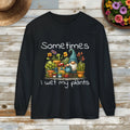 Sometimes I wet my plants Gnome Long Sleeve Tee - Bee in Bloom